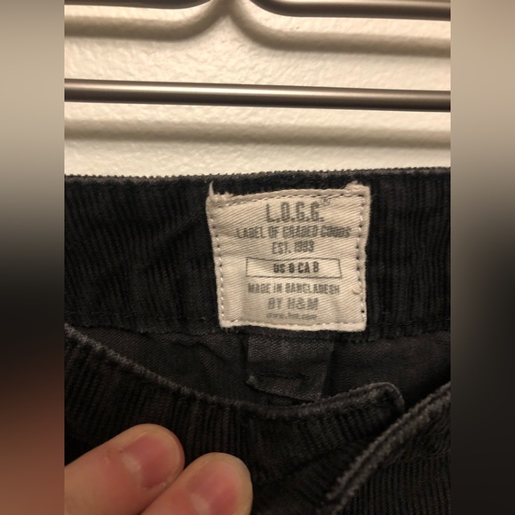 Black Corduroy Skirt - Picture 3 of 3